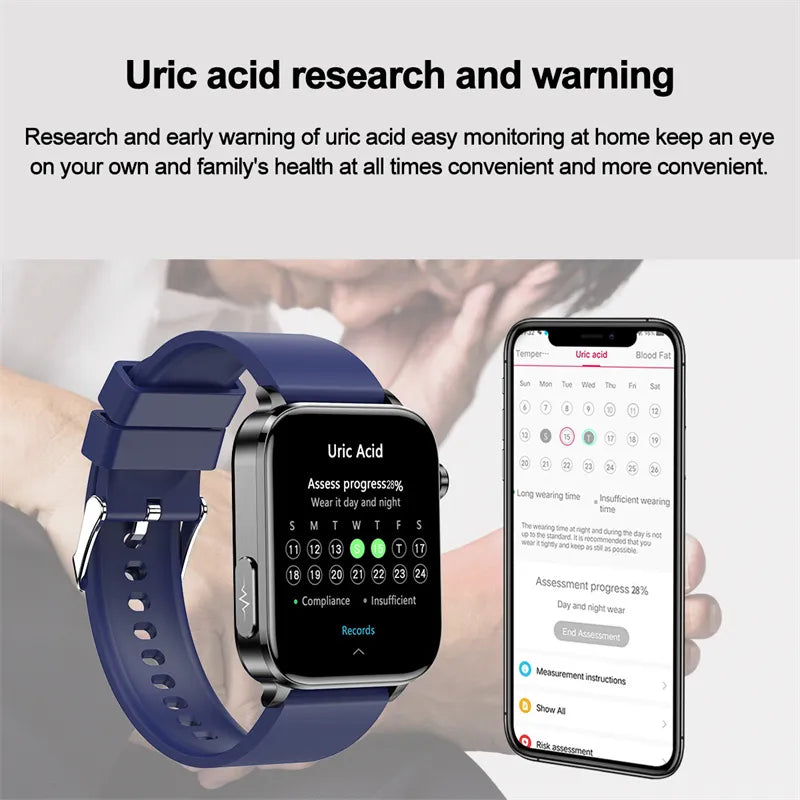 VitalGuard Quantum PRO - Advanced Blood Sugar, Uric Acid and Blood Fat Monitoring