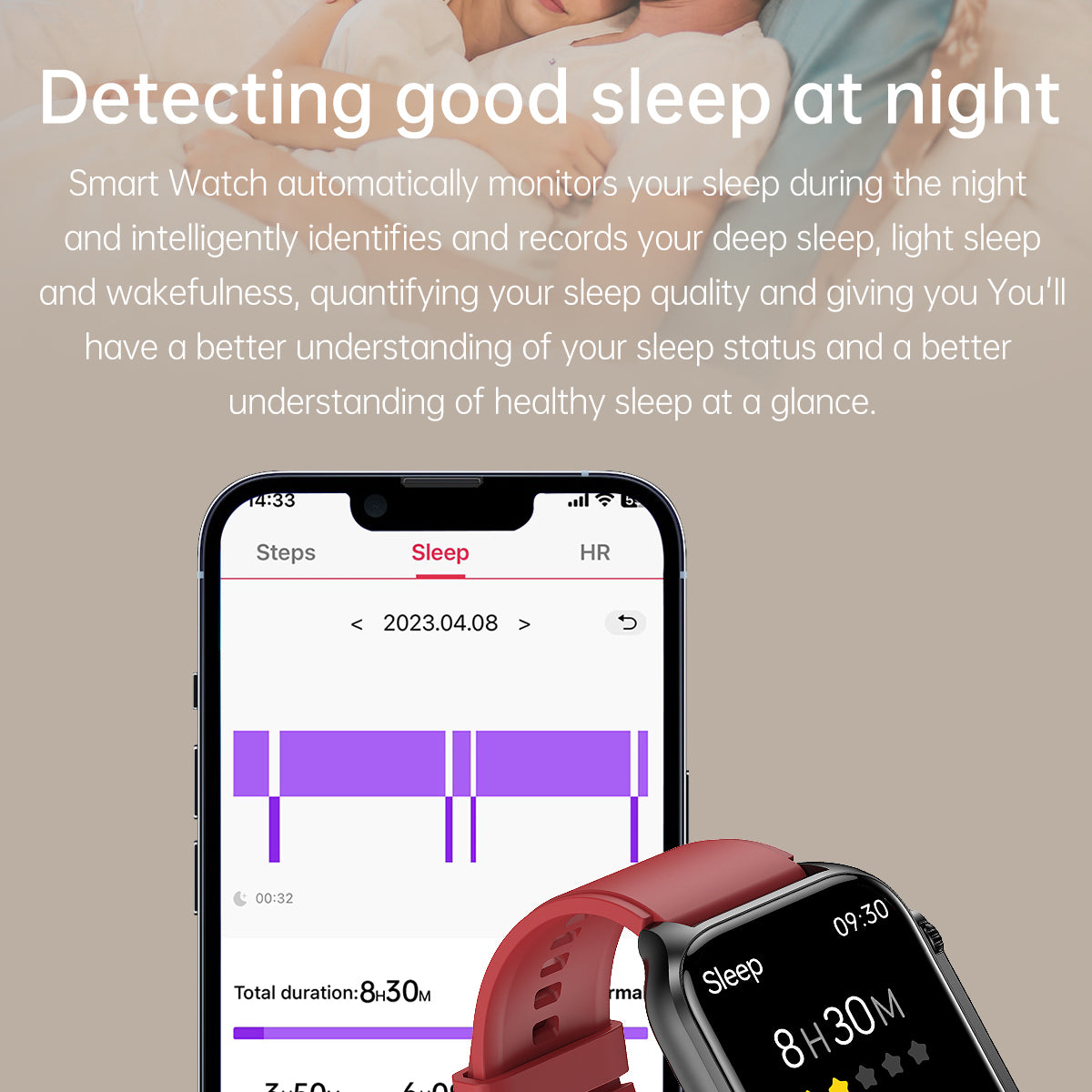 VitalGuard Pro - Non-Invasive Blood Glucose Monitoring Smartwatch