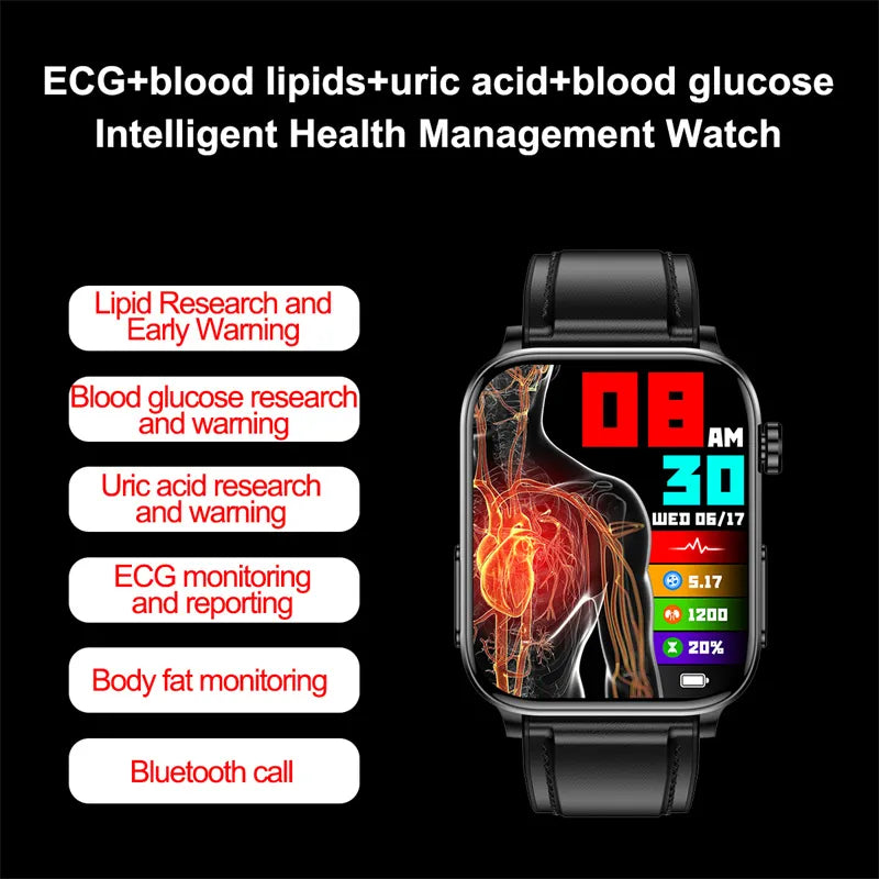 VitalGuard Quantum PRO - Advanced Blood Sugar, Uric Acid and Blood Fat Monitoring