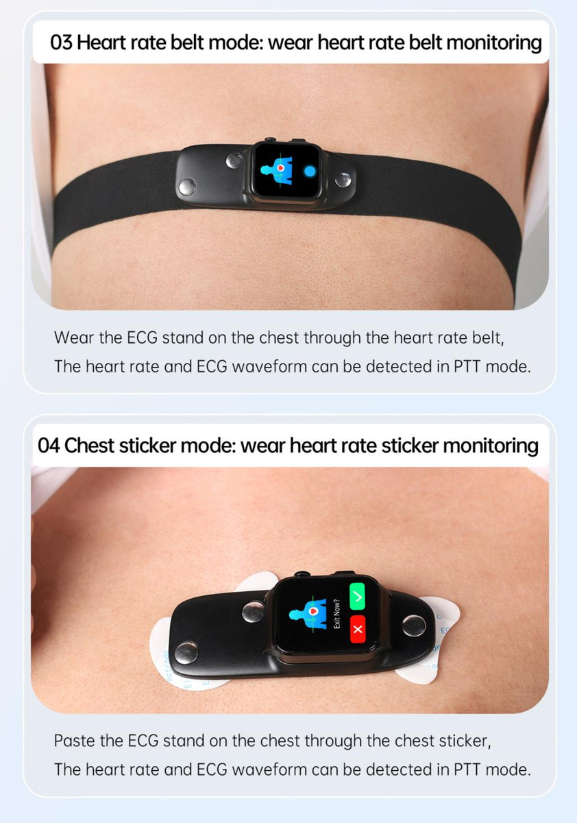 VitalGuard Expert - Pain Free Blood Sugar Monitoring & ECG Chest Strap